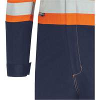 7702BB FR-Tech&reg; 2-Tone Safety Coverall, Size 36, Navy Blue/Orange, 10 cal/cm² Northern Industrial Supply Inc.