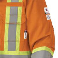 5533 Flame-Resistant Safety Parka, Small, High Visibility Orange, 58 cal/cm² Northern Industrial Supply Inc.