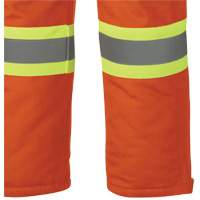 5534A Flame-Resistant Quilted Safety Overalls, Small, Orange Northern Industrial Supply Inc.