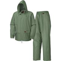 583 V&ecirc;tements imperm&eacute;ables, Polyester/PVC, Petit, Vert Northern Industrial Supply Inc.