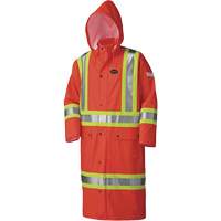 5896 Manteau long imperm&eacute;able et ignifuge, Petit, Orange haute visibilit&eacute; Northern Industrial Supply Inc.