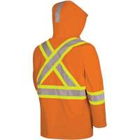 5880 FR/Arc-Rated Waterproof Rain Jacket, X-Small, High Visibility Orange, 10 cal/cm² Northern Industrial Supply Inc.