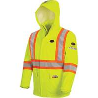 5881 FR/Arc-Rated Waterproof Rain Jacket, X-Small, High Visibility Yellow, 10 cal/cm² Northern Industrial Supply Inc.