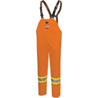 5882 FR/Arc-Rated Waterproof Safety Bib Pants, X-Small, High Visibility Orange Northern Industrial Supply Inc.