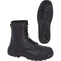 1027 Black 8" Work Boots, Leather, Steel Toe, Size 10 Northern Industrial Supply Inc.