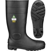 1022 Bottes de s&eacute;curit&eacute;, PVC, Embout Acier, Pointure 10, Semelle R&eacute;sistant aux perforations Northern Industrial Supply Inc.
