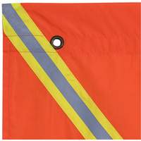 353 Flag with Reflective Tape, Polyester Northern Industrial Supply Inc.