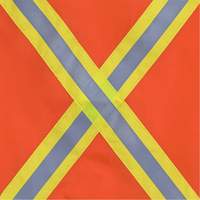 353 Flag with Reflective Tape, Polyester Northern Industrial Supply Inc.