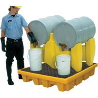 Ultra-Drum Rack 2-Drum Containment System without Drain, 53" L x 53" W x 44.8" H, 1500 US gal. Capacity Northern Industrial Supply Inc.