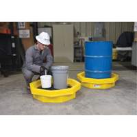 Ultra-Drum Tray avec grille, 32" lo x 32" la x 8,1" h, Cap. de d&eacute;versement 21,1 gal. US Northern Industrial Supply Inc.