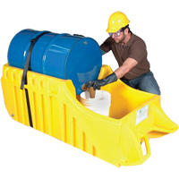 Drum Dolly, 26.5" L x 26.5" W x 5" H, 800 US gal. Spill Cap. Northern Industrial Supply Inc.