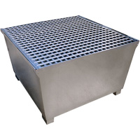 Ultra-IBC Spill Pallet en acier, Capacit&eacute; de d&eacute;versement 370 gal. US, 57,6" x 34,7" x 56,9" Northern Industrial Supply Inc.