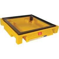 Single Drum Ultra-Safety Cabinet Bladder System&reg;, 37.8" L x 37.8" W x 6.3" H, 1500 lbs. Load Capacity Northern Industrial Supply Inc.