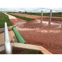 Green Ultra-Silt Dike&reg;, 7' L x 5' W Northern Industrial Supply Inc.