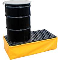 Ultra-Spill Pallet flexible, 2 barils, Capacit&eacute; de d&eacute;versement 66 gal. US, 48" x 24" x 14" Northern Industrial Supply Inc.