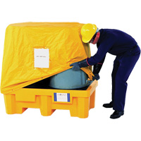 2-Drum Spill Pallet Pullover Cover Northern Industrial Supply Inc.
