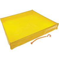Flexible Ultra-Utility Tray&reg;, 30" L x 30" W x 4.8" H, 9.5 US gal. Spill Capacity Northern Industrial Supply Inc.