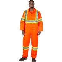Unlined Safety Coveralls, Medium, High Visibility Orange Northern Industrial Supply Inc.