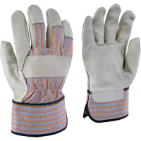Gants de travail ray&eacute;s 24-61, T-petit, Paume en Cuir fleur de vache Northern Industrial Supply Inc.