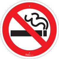 No Smoking CSA Standard Safety Sign, 12" x 12", Aluminum, Pictogram Northern Industrial Supply Inc.