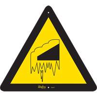 Falling Snow/Ice CSA Standard Safety Sign, 12" x 12", Aluminum, Pictogram Northern Industrial Supply Inc.