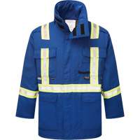 Parka isol&eacute;, antistatique et ignifuge  6,5 oz Westex DH, Petit, Bleu royal Northern Industrial Supply Inc.