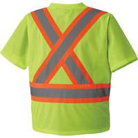5993P T-shirt de s&eacute;curit&eacute; en maille, Polyester, Petit, Jaune lime haute visibilit&eacute; Northern Industrial Supply Inc.