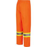 5627W Pantalon &agrave; bavette imperm&eacute;able pour femmes, Polyester/Polyur&eacute;thane, T-petit, Orange haute visibilit&eacute; Northern Industrial Supply Inc.