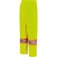 5629W Pantalon &agrave; bavette imperm&eacute;able pour femmes, Polyester/Polyur&eacute;thane, T-petit, Jaune lime haute visibilit&eacute; Northern Industrial Supply Inc.