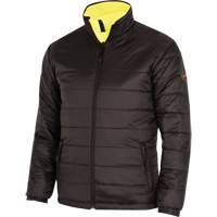 5771 Manteau de s&eacute;curit&eacute; imperm&eacute;able r&eacute;versible, Polyester/Polyur&eacute;thane, Jaune lime haute visibilit&eacute;, Petit Northern Industrial Supply Inc.