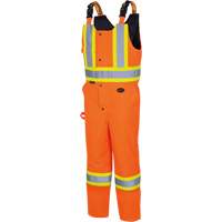 5040 Combinaisons de s&eacute;curit&eacute; matelass&eacute;e imperm&eacute;able, Polyester, Petit, Orange haute visibilit&eacute; Northern Industrial Supply Inc.