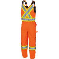 5040 Combinaisons de s&eacute;curit&eacute; matelass&eacute;e imperm&eacute;able, Polyester, Petit, Orange haute visibilit&eacute; Northern Industrial Supply Inc.