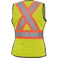 489 Veste de s&eacute;curit&eacute; d&eacute;tachable haute visibilit&eacute;, Jaune lime haute visibilit&eacute;, T-petit, Polyester Northern Industrial Supply Inc.