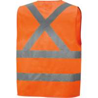 6885 Veste de s&eacute;curit&eacute; haute visibilit&eacute; en tricot chaîne, Orange haute visibilit&eacute;, Petit, Polyester Northern Industrial Supply Inc.