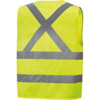 6886 Veste de s&eacute;curit&eacute; haute visibilit&eacute; en tricot chaîne, Jaune lime haute visibilit&eacute;, Petit, Polyester Northern Industrial Supply Inc.