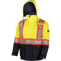 4485 Defender&reg; FR/Arc/Antistatic Trilaminate Safety Jacket, Small, Black/High Visibility Yellow, 11 cal/cm² Northern Industrial Supply Inc.