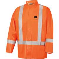 5990J Super Heavy-Duty FR/Arc Resistant Safety Rain Jacket, Small, High Visibility Orange, 11 cal/cm² Northern Industrial Supply Inc.
