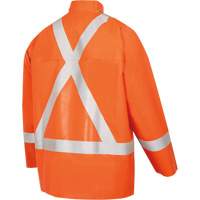5990J Super Heavy-Duty FR/Arc Resistant Safety Rain Jacket, Small, High Visibility Orange, 11 cal/cm² Northern Industrial Supply Inc.