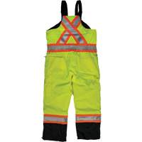 Salopette de s&eacute;curit&eacute; isolante en tissu ind&eacute;chirable, Polyester, T-petit, Jaune lime haute visibilit&eacute; Northern Industrial Supply Inc.