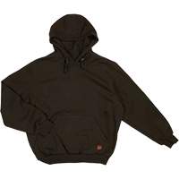 Water Repellent Fleece Pullover Hoodie, Men's, Small, Black Northern Industrial Supply Inc.