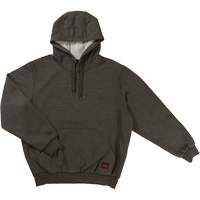 Water Repellent Fleece Pullover Hoodie, Men's, Small, Grey Northern Industrial Supply Inc.