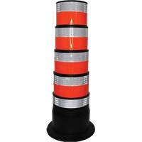 Channelizer, 47.25" High, Orange/White Northern Industrial Supply Inc.