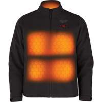 Manteau chauffante M12 ToughShell avec pile, Hommes, Petit, Noir Northern Industrial Supply Inc.