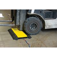 Polyurethane Cable Protector, 5 Channels, 35.43" L x 19.69" W x 2" H Northern Industrial Supply Inc.