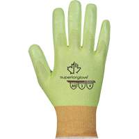 Gants r&eacute;sistant aux coupures haute visibilit&eacute; S18TAXFN, Taille 6, Calibre 18, Rev&ecirc;tement Mousse de nitrile, Enveloppe en TenActiv, ASTM ANSI niveau A9 Northern Industrial Supply Inc.