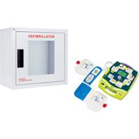 AED Plus&reg; Defibrillator & Wall Cabinet Kit, Semi-Automatic, English, Class 4 Northern Industrial Supply Inc.