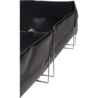 Wire Bracket Berm, 748 US gal. Capacity, 10' W x 10' L x 12" H, L-Bracket Northern Industrial Supply Inc.