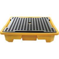 4-Drum Spill Pallet, 66 US gal. Spill Capacity, 57.5" x 57.5" x 12" Northern Industrial Supply Inc.