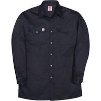 Long-Sleeve Industrial Work Shirt, Men's, Small, Navy Blue Northern Industrial Supply Inc.