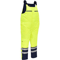 Salopette pour le froid extr&ecirc;me Bisley, Polyester, Petit, Jaune lime haute visibilit&eacute; Northern Industrial Supply Inc.